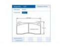 COPPIA PASTIGLIE ANTERIORI PAGID LAMBORGHINI DIABLO SE 386 KW 01/94-12/96