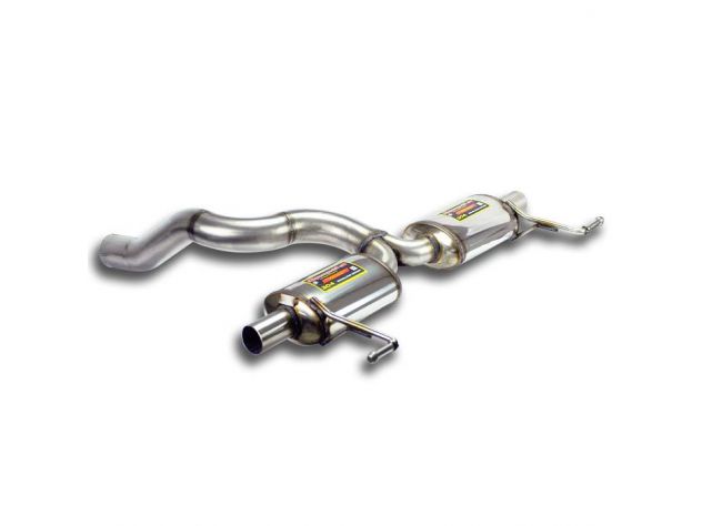 SUPERSPRINT REAR TERMINAL RH/LH RACING  RENAULT CLIO III GORDINI RS 2.0I (203 HP) 2010-2012