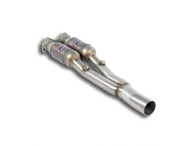 SUPERSPRINT FRONT EXHAUST SECTION RH/LH WITH CATALYST AUDI TT MK1 QUATTRO ROADSTER 3.2I VR6 (250 HP) 03-06