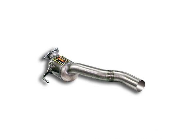 SEZIONE SCARICO ANTERIORE SINISTRO CON CATALIZZATORE SUPERSPRINT VW TOUAREG 6.0I W12 05-09