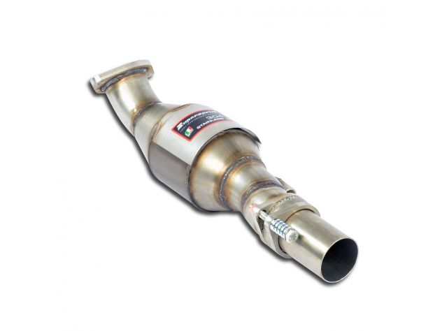 SUPERSPRINT FRONT EXHAUST SECTION WITH CATALYST RIGHT  NISSAN GT-R 3.8 V6 BI-TURBO (485 HP) 2009-2011