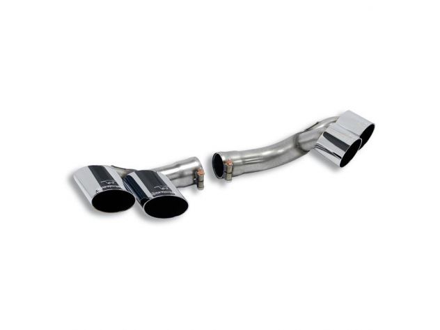 SUPERSPRINT RIGHT TERMINALS KIT 90-LEFT 90 BMW E71 X6 50IX XDRIVE V8 BI-TURBO (407 HP) 2008-04/2011