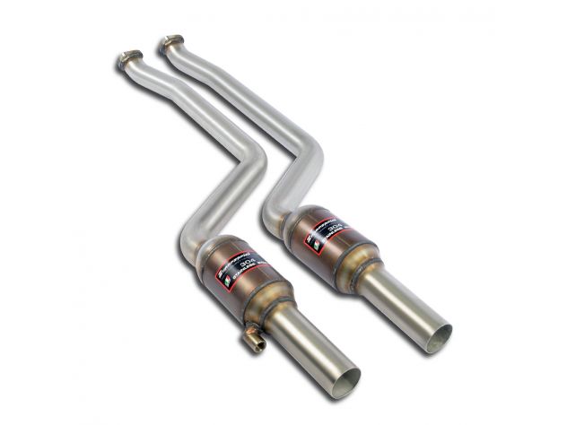 SUPERSPRINT FRONT EXHAUST SECTION RH/LH WITH CATALYST 200CPSI BMW E84 X1 25I XDRIVE (6 CIL.- N52N) 2009-2011