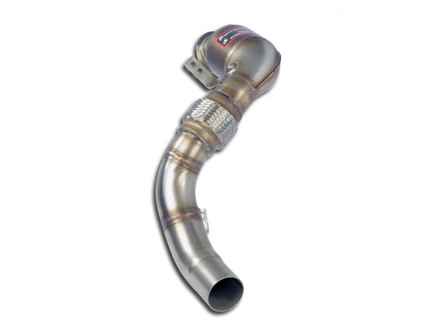 SUPERSPRINT TURBO EXHAUST PIPE KIT + CATALYST LEFT  BMW F10 M5 4.4 V8 "COMPETITION PACKAGE" (575 HP) 2016+ ("CAT-BACK" SYSTEM)