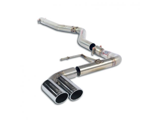 SUPERSPRINT CONNECTING PIPE + REAR PIPE 80 BMW F20 / F21 LCI 114D (MOTORE B37- 95 HP) 2015+