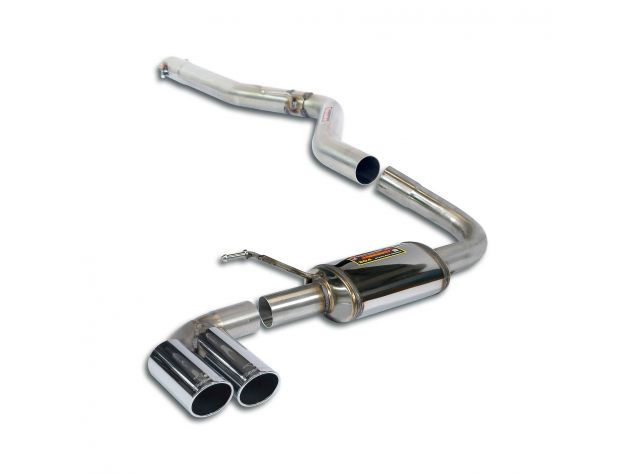 TUBO RACCORDO + TUBO POSTERIORE 80 SUPERSPRINT BMW F20 / F21 LCI 114D (MOTORE B37- 95 HP) 2015+