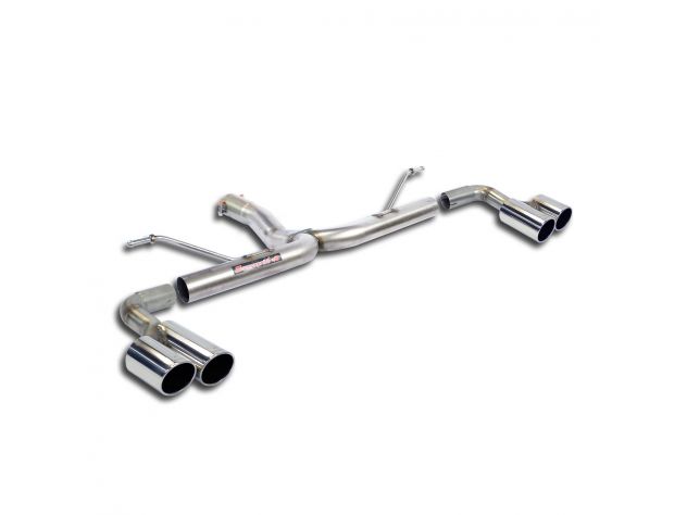 SUPERSPRINT REAR EXHAUST PIPES 80 BMW F30 / F31 (BERLINA-TOURING) 335DX (313 HP) 2013-2015