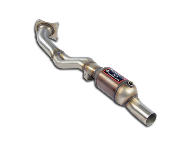 SUPERSPRINT  FRONT EXHAUST PIPE RIGHT WITH CATALYST MASERATI SPYDER GRANSPORT 4200 GT V8 (MOTORE F136- 400 HP) 2005-2007