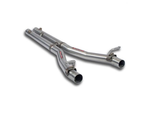 KIT TUBI CENTRALI DX/SX H-PIPE SUPERSPRINT FERRARI 550 V12 MARANELLO WSR (485 HP) 99-00