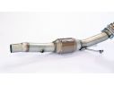 SUPERSPRINT TURBO EXHAUST PIPE KIT + CATALYST 100 CPSI VW SCIROCCO 2.0 TSI (180 HP- 220 HP) 2015-2017