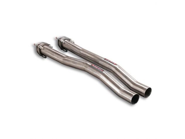 SUPERSPRINT KIT FRONT EXHAUST PIPE RH/LH AUDI A8 S8 QUATTRO 5.2I V10 (450 HP) 2006+