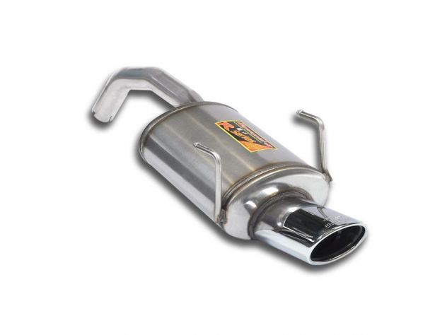 SUPERSPRINT REAR EXHAUST 120X 80 AISI 409 FIAT 500 1.4I 16V "MOD. USA" (101 HP) 09+