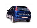 SUPERSPRINT REAR TERMINAL76 + TUBO SCARICO INTERMEDIO INOX 409 FIAT GRANDE PUNTO EVO 1.4I MULTIAIR 16V (105 HP) 2010+