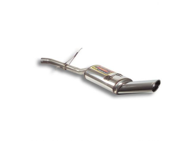 SUPERSPRINT REAR EXHAUST 145 X 95 + CENTRAL EXHAUST PIPE INOX FIAT BARCHETTA 1.8I 16V 03+