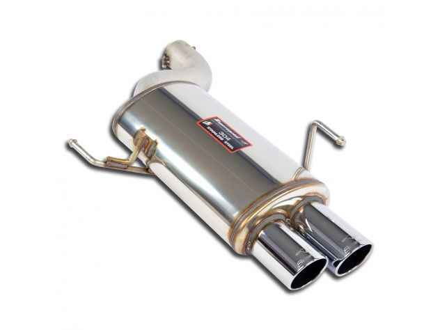 SUPERSPRINT REAR EXHAUST 80 INOX AUDI 80 B4 (BERLINA+ AVANT) 2.2I S2 TURBO QUATTRO (230 HP) 93-95