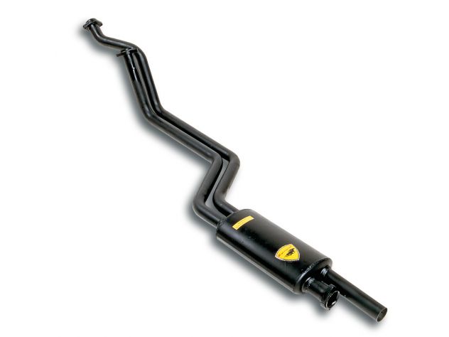 SEZIONE SCARICO ANTERIORE  SUPERSPRINT MERCEDES 190E 2.6 (166 HP) 86-93 (DUAL PIPE)