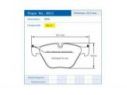 COPPIA PASTIGLIE ANTERIORI PAGID BMW 3 (E90) 330 XI 200 KW 09/07-08/08