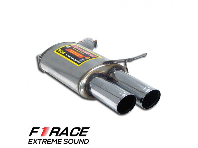 TERMINALE POSTERIORE SINISTRO F1 RACE 80 SUPERSPRINT BMW E64 CABRIO M6 5.0I V10 05+