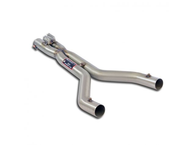 SUPERSPRINT CENTRAL EXHAUST PIPE X ASTON MARTIN VANTAGE (COUPÈ / CABRIO) V8 4.3I 06-08 (CON VALVOLA)