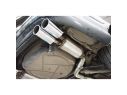 SUPERSPRINT REAR EXHAUST RIGHT 120X 80 MERCEDES C215 CL 55 AMG V8 KOMPRESSOR (500 HP) 03-06