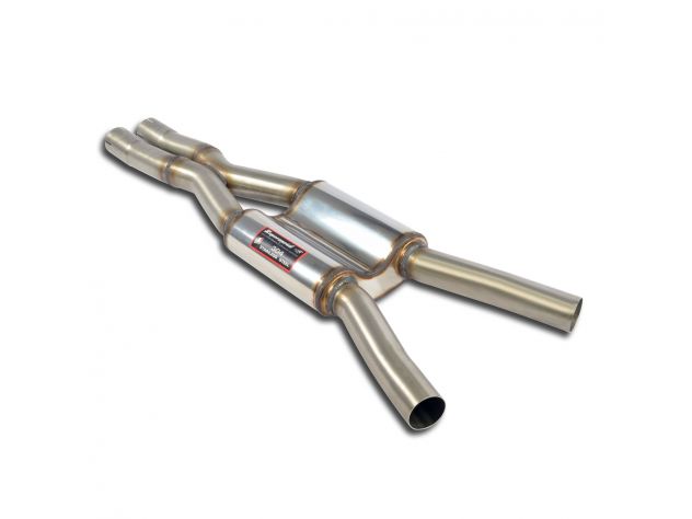 SUPERSPRINT CENTRAL EXHAUST + X LINK PIPE AUDI A8 QUATTRO 3.2I FSI V6 (260 HP) 2005-2009