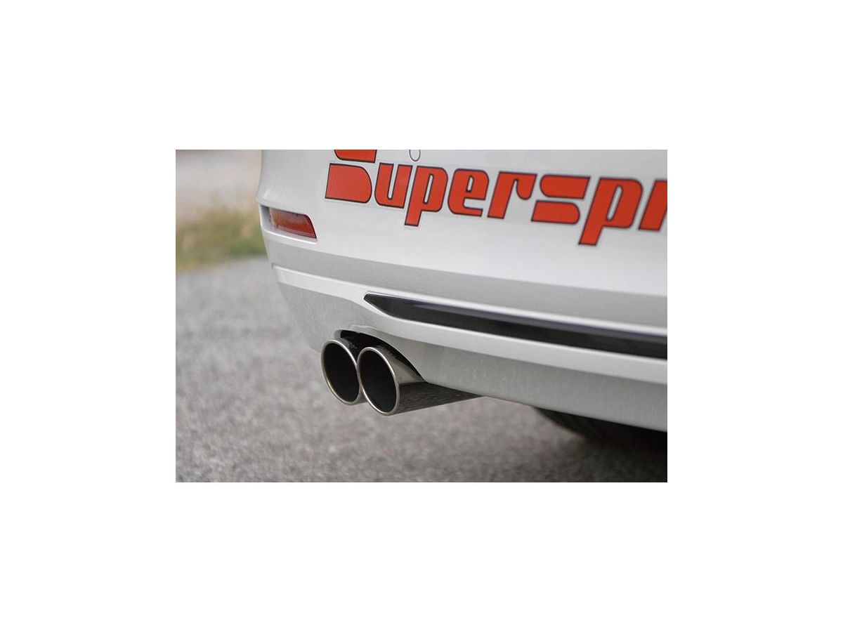 TUBO RACCORDO + TUBO POSTERIORE 80 SUPERSPRINT BMW F30 / F31 (BERLINA- TOURING) 325D (218 HP) 2011-2015