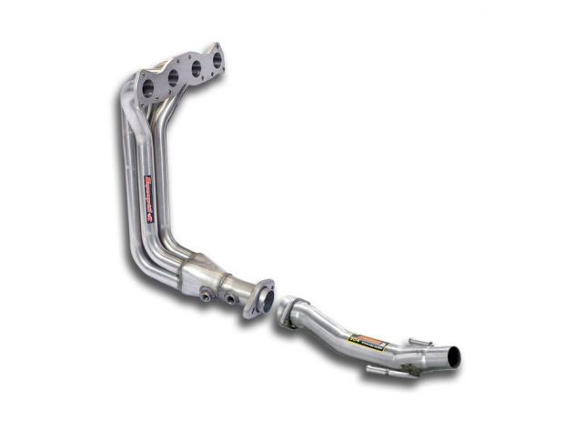 SUPERSPRINT HEADERS + EXHAUST LINK PIPE INOX PEUGEOT 208 1.4I VTI 16V (95 HP) 2012-2013