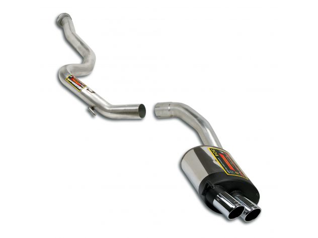 SUPERSPRINT CENTRAL EXHAUST PIPE + REAR RACING 80 ALFA ROMEO 147 GTA 3.2I V6 (250 HP) 02+