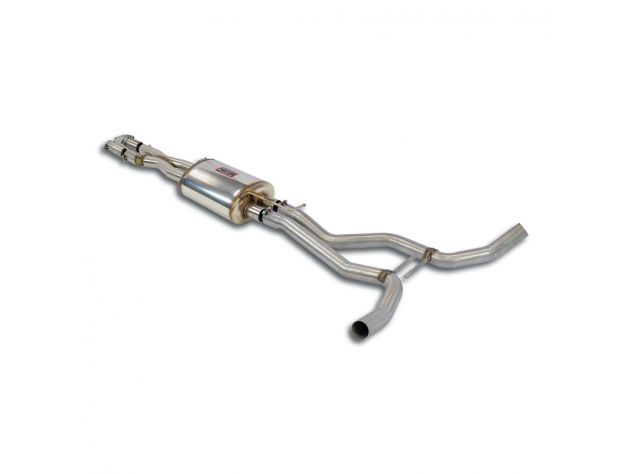 SUPERSPRINT CENTRAL EXHAUST RH/LH + X LINK PIPE RANGE ROVER SPORT 4.2I V8 SUPERCHARGED (MOTORE FORD) 05-09