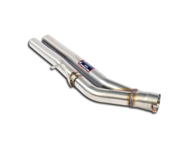 SUPERSPRINT CENTRAL EXHAUST PIPE RH/LH AUDI RS3 8V SEDAN QUATTRO 2.5 TFSI (400 HP- MODELLI CON GPF) 2020-2021 (TWIN PIPE)