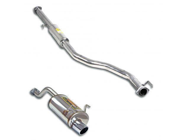 SUPERSPRINT SPORT EXHAUST PACK DIAM. 50 CAT-BACK CEE APPROVAL HONDA CIVIC 3P. 1.5I V-TEC 96-01