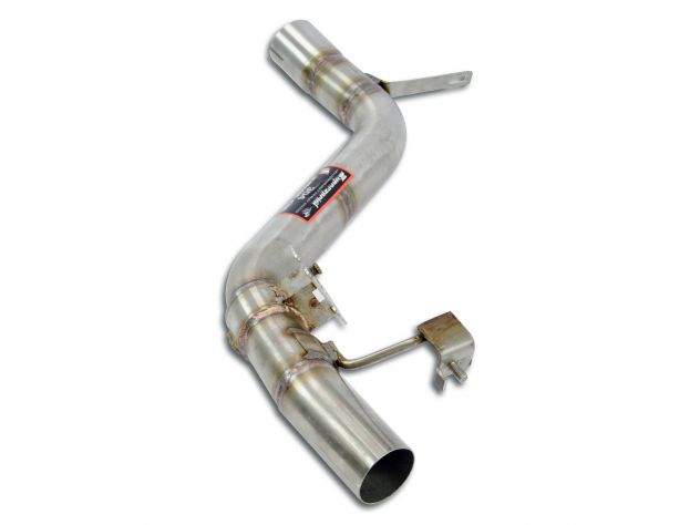 SUPERSPRINT LEFT REAR PIPE WITH VALVE MERCEDES R173 SLC 300 FINAL EDITION 245HP WITH GPF 2019+ 