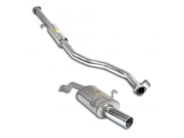 SUPERSPRINT SPORT EXHAUST PACK DIAM. 50 CAT-BACK CEE APPROVAL HONDA CIVIC 4P. 1.5I V-TEC 92-96