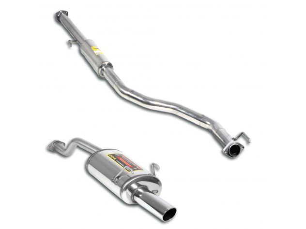 SUPERSPRINT SPORT EXHAUST PACK DIAM. 50 CAT-BACK CEE APPROVAL HONDA CIVIC 5P. 1.8 VTI 97-00