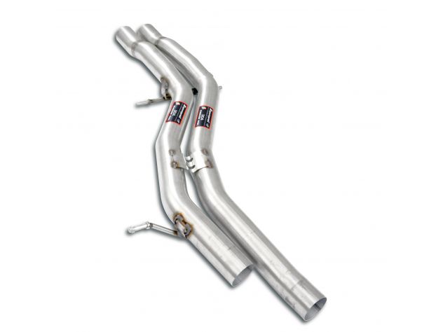 SUPERSPRINT CENTRAL EXHAUST PIPE PORSCHE 536 CAYENNE COUPÈ TURBO 4.0L V8 (550 HP) 2020+ (CON VALVOLA)