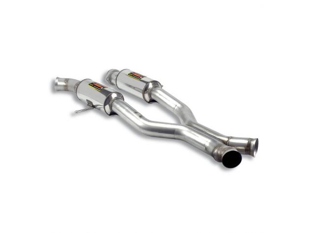 SUPERSPRINT CENTRAL EXHAUST + X LINK PIPE MERCEDES W164 ML 63 AMG V8 (M156- 510 HP) 06+