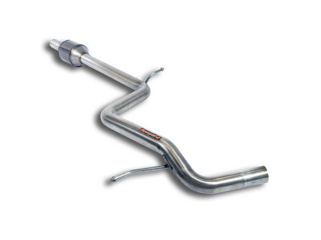 SUPERSPRINT CENTRAL EXHAUST PIPE WITH CATALYST AUDI Q2 2.0 TDI (150 HP) 2017-2018