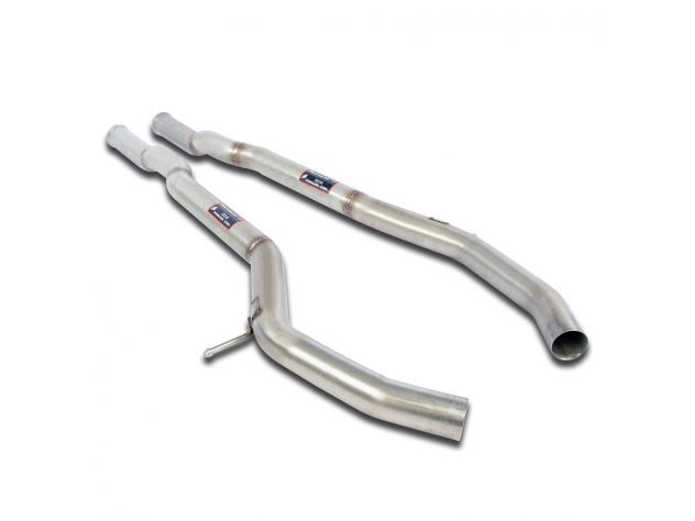 SUPERSPRINT KIT CENTRAL PIPES RH/LH MERCEDES C217 S 560 4.0I V8 BI-TURBO (M176- 469 HP) 18-20 (CON VALVOLA)