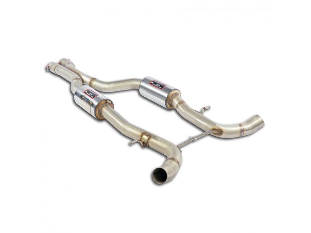 SEZIONE SCARICO CENTRALE DX/SX SUPERSPRINT MERCEDES W220 S 320 98-05