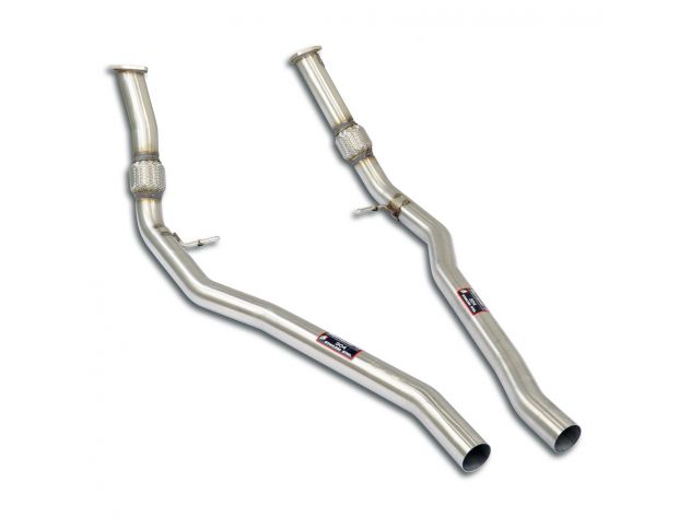 SUPERSPRINT FRONT PIPES KIT RH/LH BENTLEY BENTAYGA 4.0L V8 BI-TURBO (550 HP) 2018+ (CON VALVOLA)