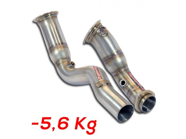 KIT TURBO DOWNPIPE SUPERSPRINT BMW F87 M2 COMPETITION (410 HP- MODELLI USA) 2018+ (CON VALVOLA)