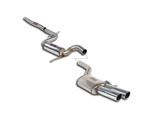 SUPERSPRINT COMPLETE EXHAUST  VW GOLF VI VARIANT / KOMBI 2.0 TSI (200 HP) 2010-2013