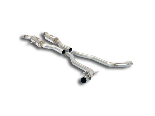 SUPERSPRINT CENTRAL EXHAUST RH/LH JEEP GRAND CHEROKEE (3.6I V6- 286 HP) 2011-2013 (CON VALVOLA)