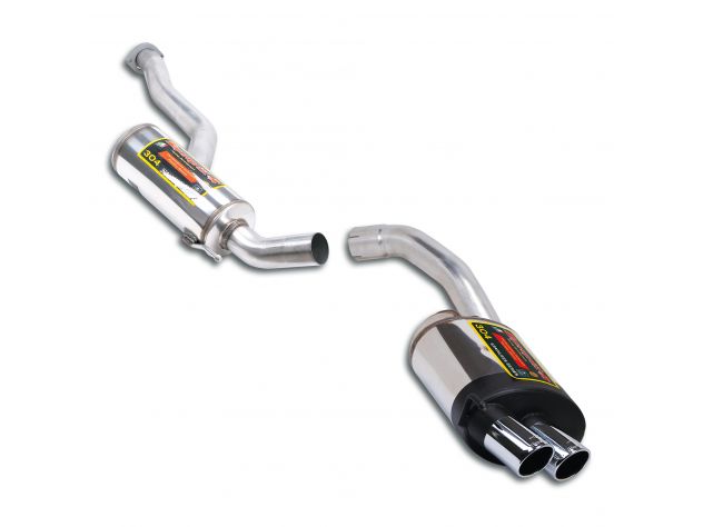 SUPERSPRINT CENTRAL SILENCER + REAR POWER LOOP 80 CEE APPROVAL ALFA ROMEO 147 GTA 3.2I V6 (250 HP) 02+