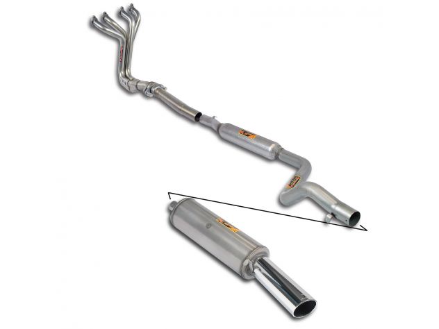 SUPERSPRINT PERFORMANCE SPORT EXHAUST PACK 4-1 OVERSIZE DIAM. 50MM CEE APPROVAL VW GOLF I GTI 1.6 FINO AL 07/1982