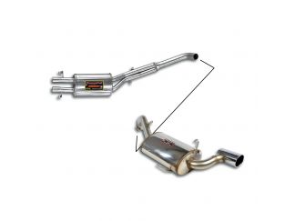 SUPERSPRINT COMPLETE EXHAUST SPORT PACK-RIGHT EXIT ALFA ROMEO 75 3.0 V6 Q.V. (192 HP) 90-92