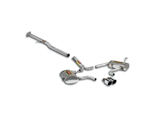 SUPERSPRINT SPORT EXHAUST PACK + SOUND MINI COOPER S 1.6I "JOHN COOPER WORKS" (200 HP- 210 HP) 04-06