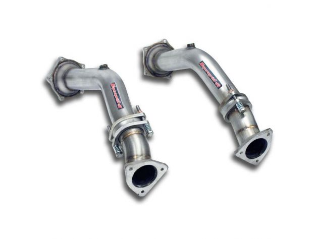 SUPERSPRINT TURBO EXHAUST PIPE KIT RH/LH (SOSTITUISCE PRE-KAT) PORSCHE 958 CAYENNE TURBO 4.8I V8 (500 HP) 2010-2013