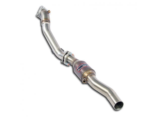 SUPERSPRINT TURBO EXHAUST PIPE KIT LEFT WITH CATALYST AUDI A6 4B QUATTRO (BERLINA+ AVANT) 2.7I V6 TURBO (230HP- 250HP) 97-04