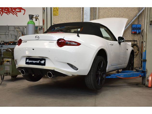 SCARICO COMPLETO SPORT -DUAL SYSTEM SUPERSPRINT MAZDA MX-5 1.5I (132 HP) 2016+